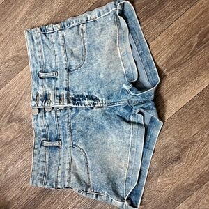 No Boundaries Light Blue Jean Shorts